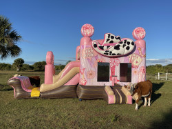 5/1 Cowgirl Combo Bounce House